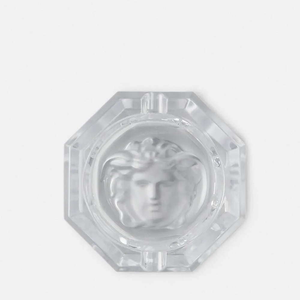 Versace Home crystal Medusa logo Ashtray NWB